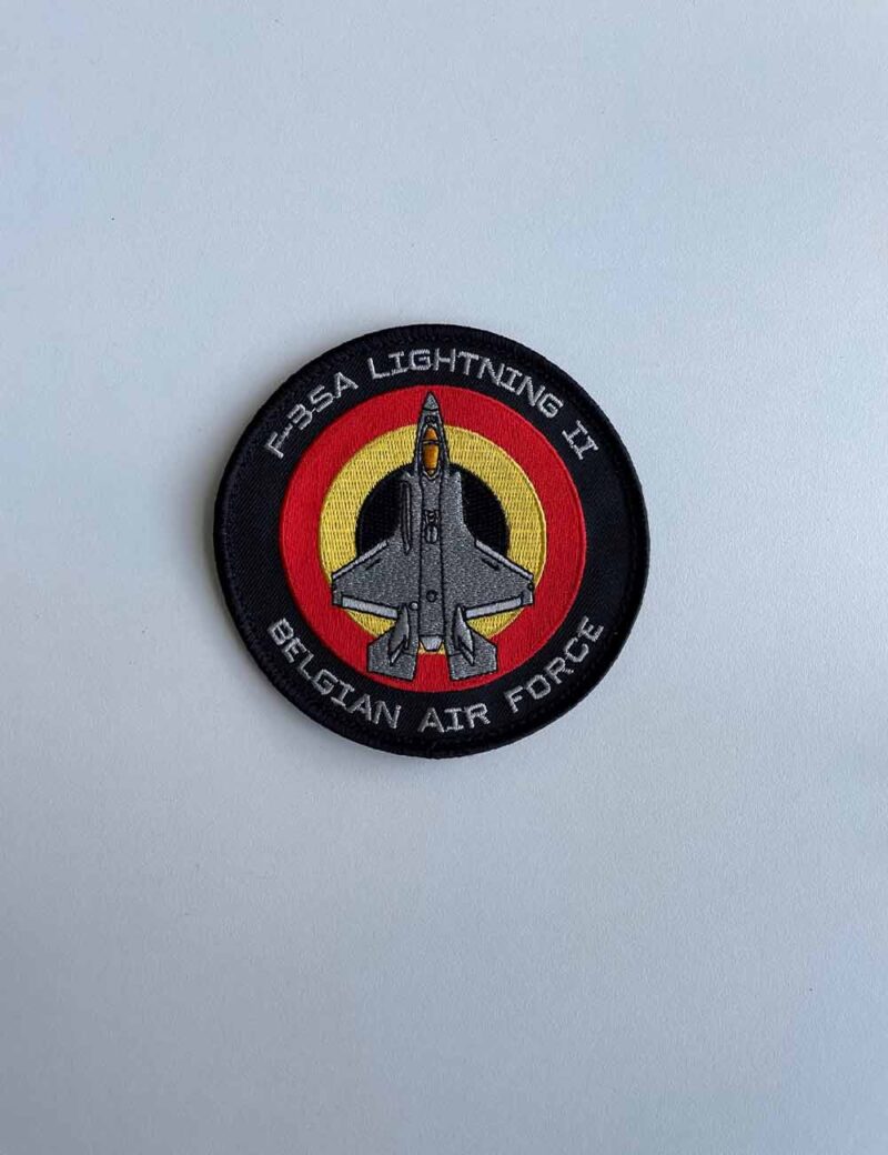 Patch F-35 Scratched (normal) - Kleine-Brogel Air Base WEBSHOP